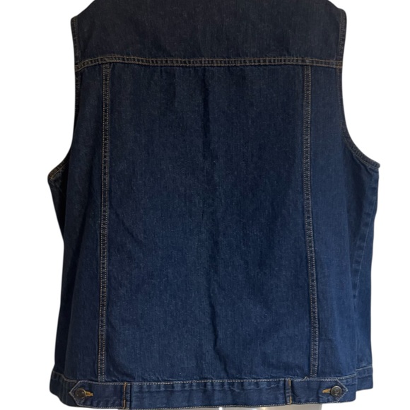 CASUAL DENIM SLEEVELESS TOP and/or VEST PLUS"  22      #D - Picture 4 of 8